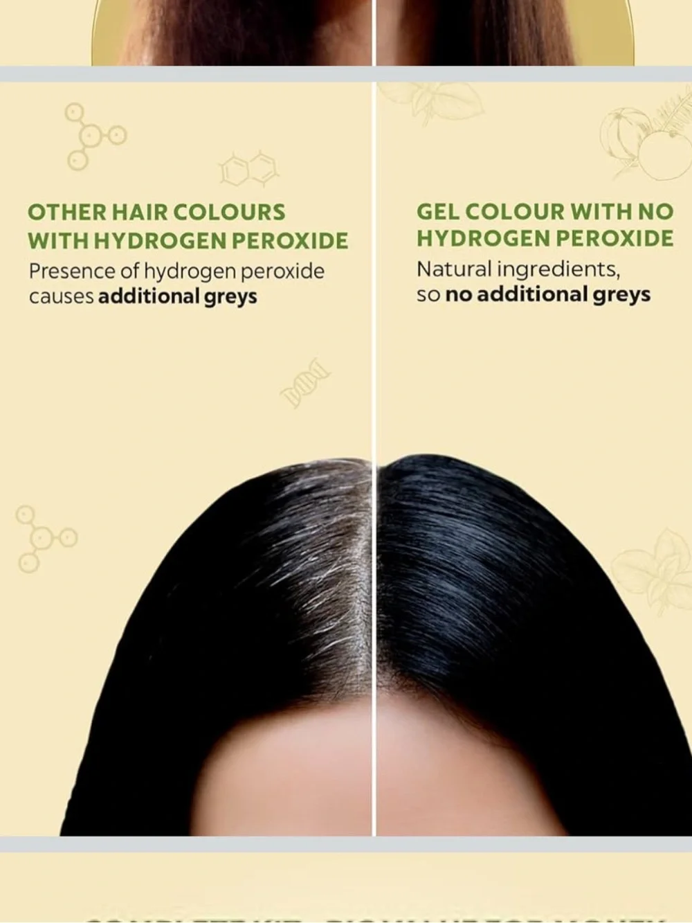 Indus Valley Natural Orhanic Damage Free Hair Gel Hair Color Vegan Cruelty Free